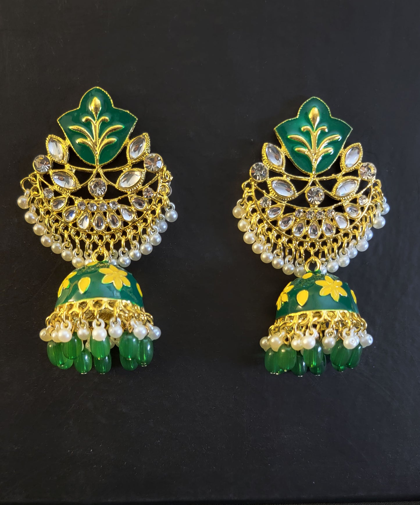 Vintage Green Jhumka