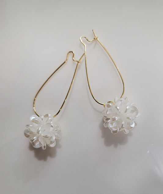 Pearl Petal Earrings