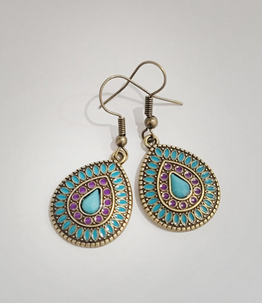 Geometric Shape Colorful Earring